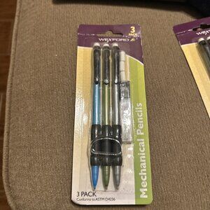 Wexford Mechanical Pencils W/ Extra erasers & Leads 0.7mm New Sealed